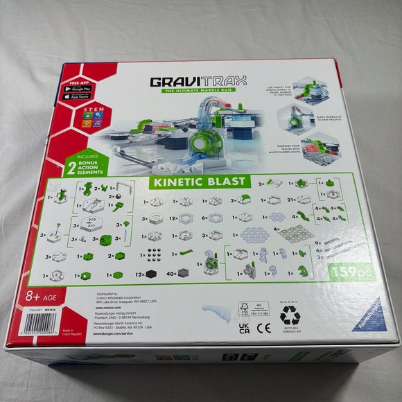 Ravensburger GraviTrax Kinetic Blast Marble Run Kids Pre-Owned - Picture 2 of 6